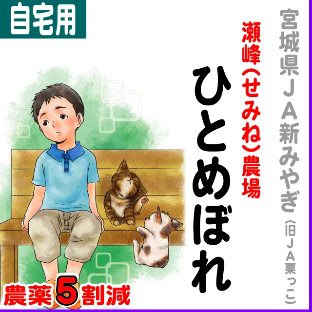 【ご自宅用5kg】宮城県(JA指定なし)ひとめぼれ-慣行栽培