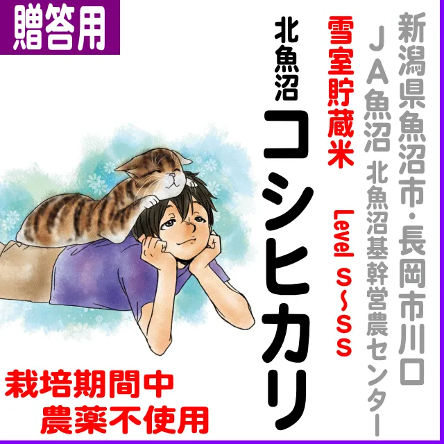 【ご贈答用5kg】新潟県(ＪＡ北魚沼)北魚沼コシヒカリ-栽培期間中不使用