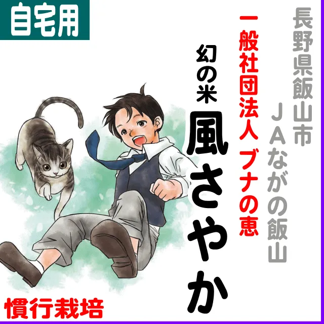 ＪＡながの北信州みゆき米 幻の米 ブナの恵（こしひかり）白米20g